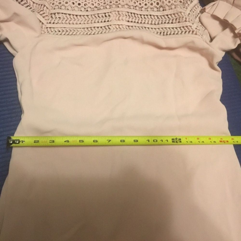 Ted Baker London Lucila Blush Pink Shift Mini Dress With Panels 4 - Picture 14 of 14